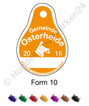 Hundesteuermarke 10